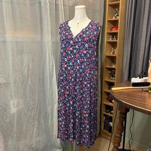 Croft & Barrow Multicolor Floral Midi Dress